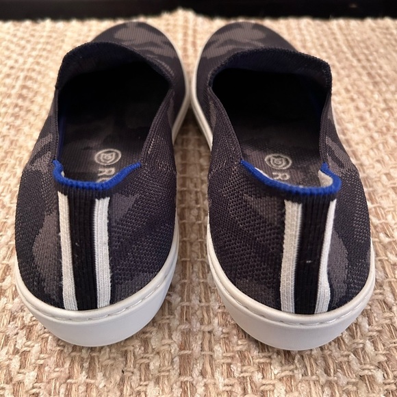 Rothy’s The Original Slip On Comfort Sneaker Women Size 6.5 Gray & Black Camo - Picture 5 of 9